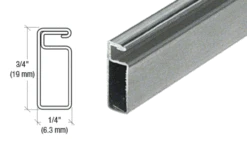 1/4 X 3/4 Silver Mill Screen Frame