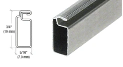5/16 X 3/4 Silver Mill Screen Frame