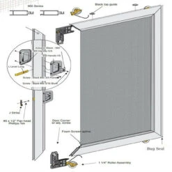 Classic Sliding Screen Door / UNASSEMBLED