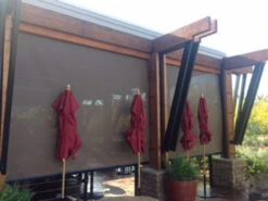Interior Custom Roll-Up Solar Shade