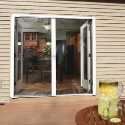 Genius® COOL Retractable Screen Door For Double Door