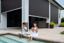 Genius Motorized Retractable Solar & Privacy Screens -Home Screen Window Discount Store Home LRMS 8 STX95 Black 5 30343.1693248639