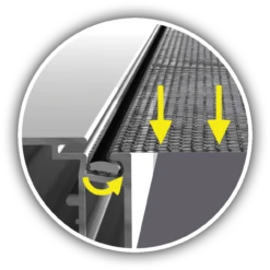 Hercules Sliding Screen Door- ASSEMBLED -Home Screen Window Discount Store Samson SelfLockingSpline 96460.1674246104