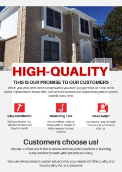 BULK ORDER Window Screens - 12 Screen Minimum Order -Home Screen Window Discount Store cws image update 32899.1671216726