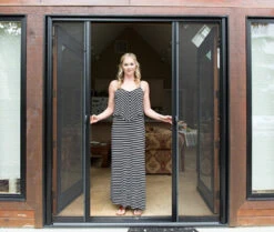 Genius® French Retractable Screen Door